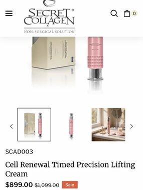 Secret Collagen Cell Renewal Timed Precision Lifting Cream